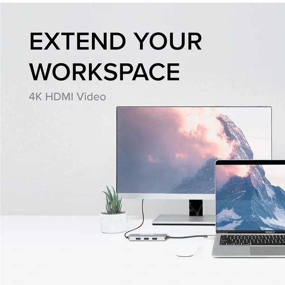 Plugable USB-C Hub 7-in-1, Driverless USB C Hub - Picture 4 of 9